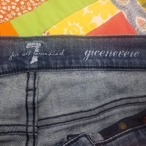 7 For All Mankind Gwenevere Skinny Jeans Size 27 Y2K Jeans - Picture 5 of 7